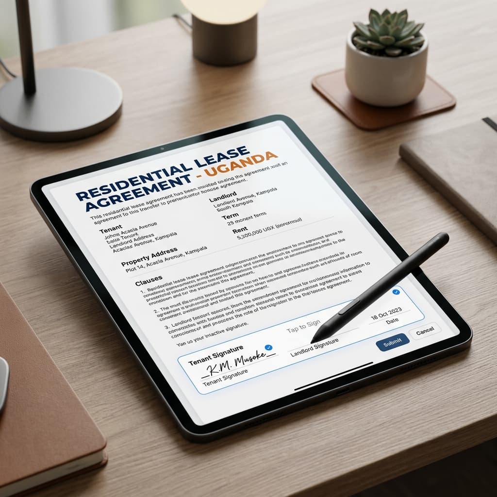 Secure Online Leases & E-Signatures
